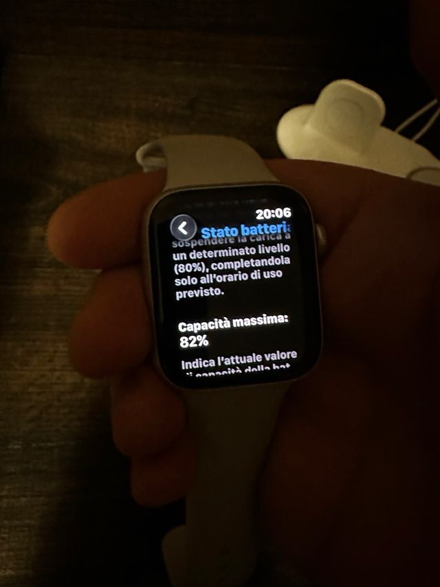 Apple Watch SE 44mm 2a Gen Beige/Argento GPS