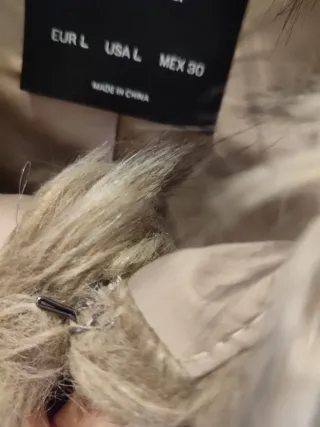 Chaleco pelo Bershka Talla L