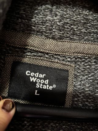 Jersey Cedar Wood State Gris Trenzado