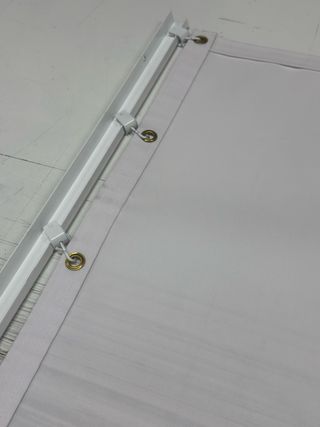 Cortina corredera toldo con guía