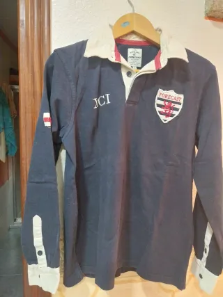 Polo Forecast Manga Larga Azul Marino