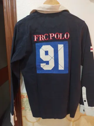 Polo Forecast Manga Larga Azul Marino