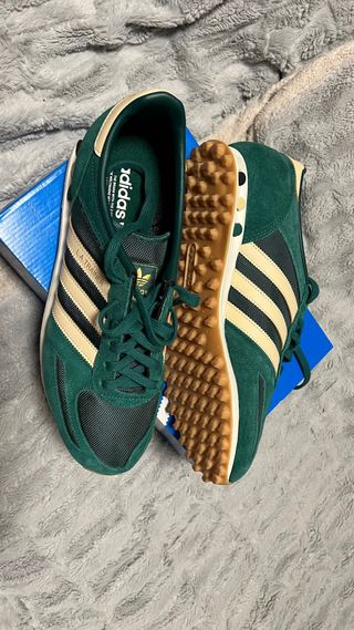 Adidas LA Trainer Verde y Beige