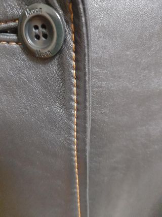 Chaqueta de cuero negra unisex SIN estrenar España