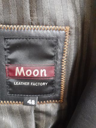 Chaqueta de cuero negra unisex SIN estrenar España