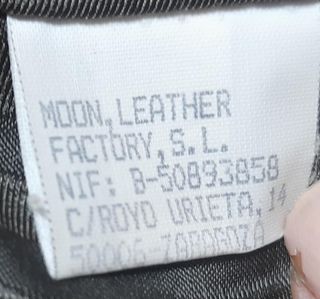 Chaqueta de cuero negra unisex SIN estrenar España