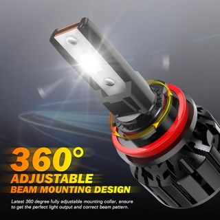 Bombilla H11 LED KATUR 80W 16000LM Blanca