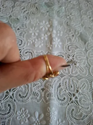 Anello oro 14k 585 con pietre multicolore