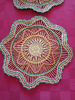 N.5 Centrini sottobicchiere/sottopentola