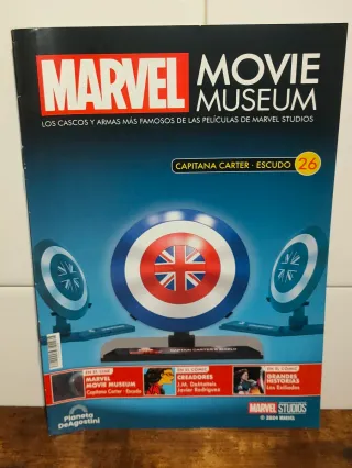 Marvel Movie Museum #26 Capitana Carter Escudo
