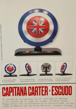 Marvel Movie Museum #26 Capitana Carter Escudo