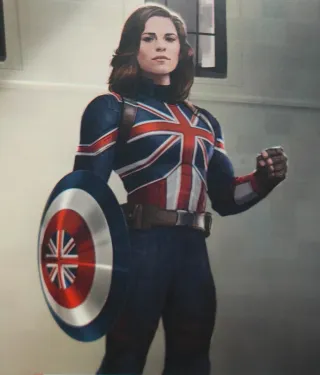 Marvel Movie Museum #26 Capitana Carter Escudo