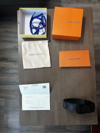 Cintura Louis Vuitton nuova con fattura