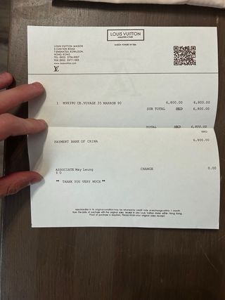 Cintura Louis Vuitton nuova con fattura