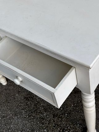 Tavolo da ingresso bianco 84x32