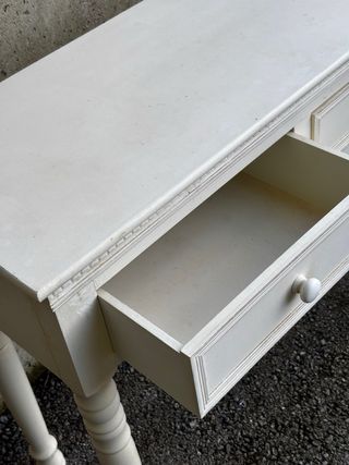 Tavolo da ingresso bianco 84x32