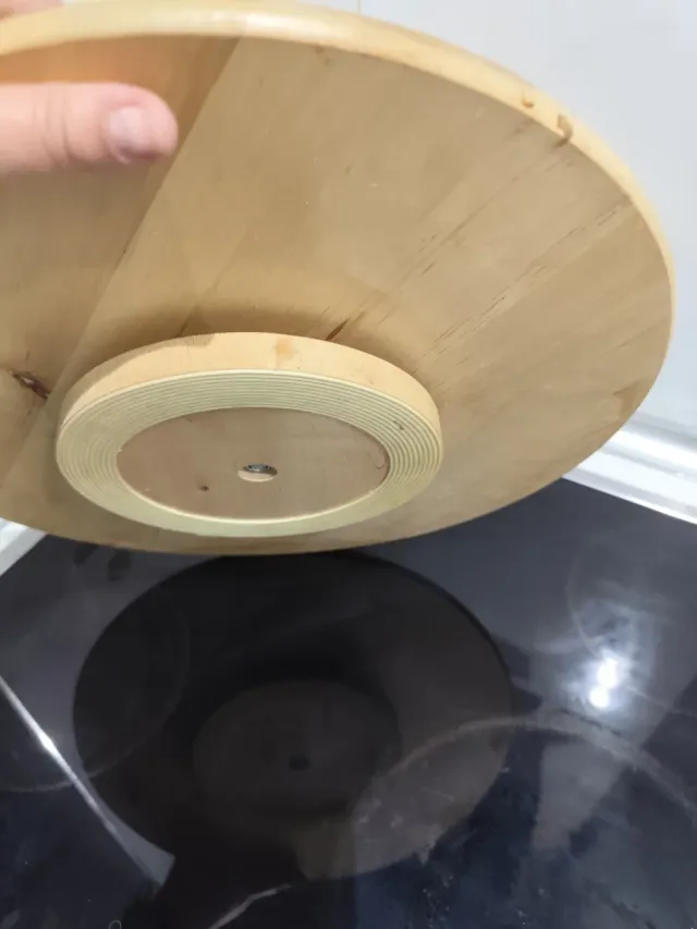 Plato Giratorio Madera Cocina