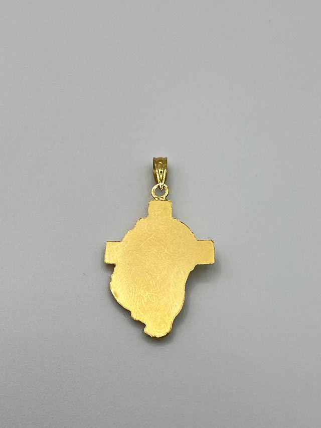 Croce d'oro 18k. Peso: 2,54 gr.