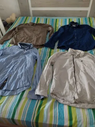Lote Ropa Hombre: Camisas y Jerséis