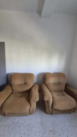 Sofa cómodo tela beige