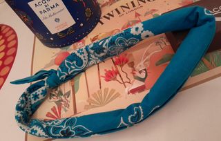 Bandana cotone turchese Piombo