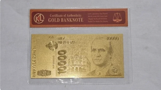 Billete Oro 10000 Pesetas Banco de España