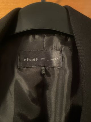 Americana negra Lefttis Talla L