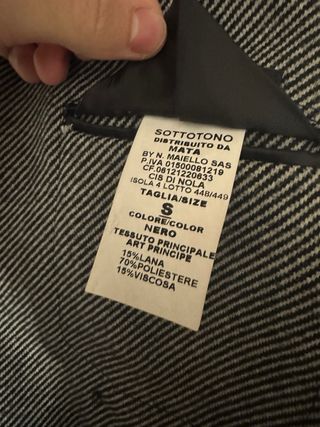 Cappotto uomo doppiopetto grigio