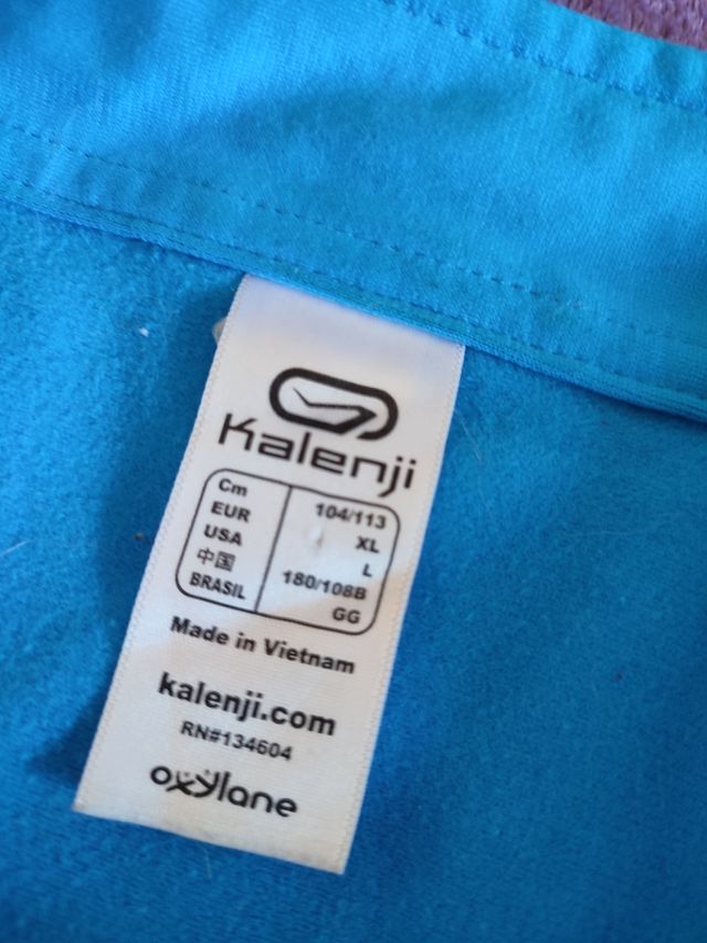 Camiseta Kalenji azul manga larga