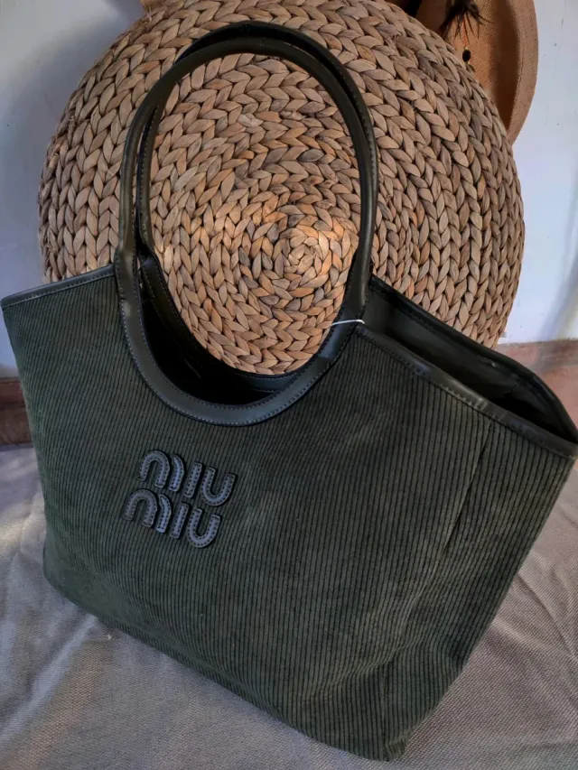 Bolso Verde Pana