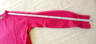 Jersey Benetton Lana Mujer Rosa