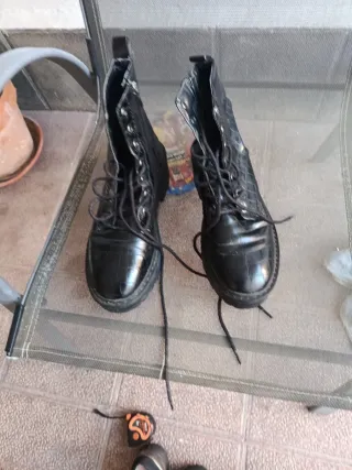 Botas negras de plataforma