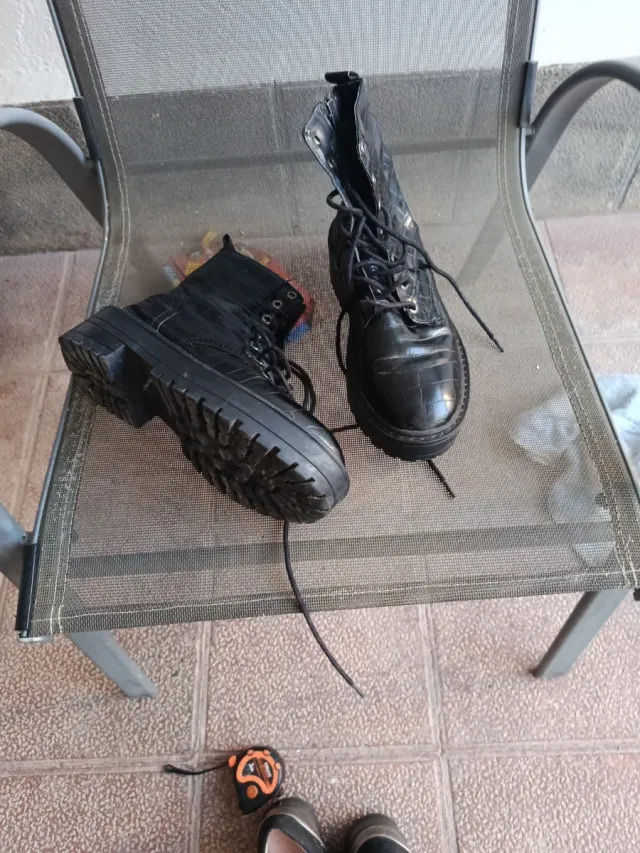 Botas negras de plataforma