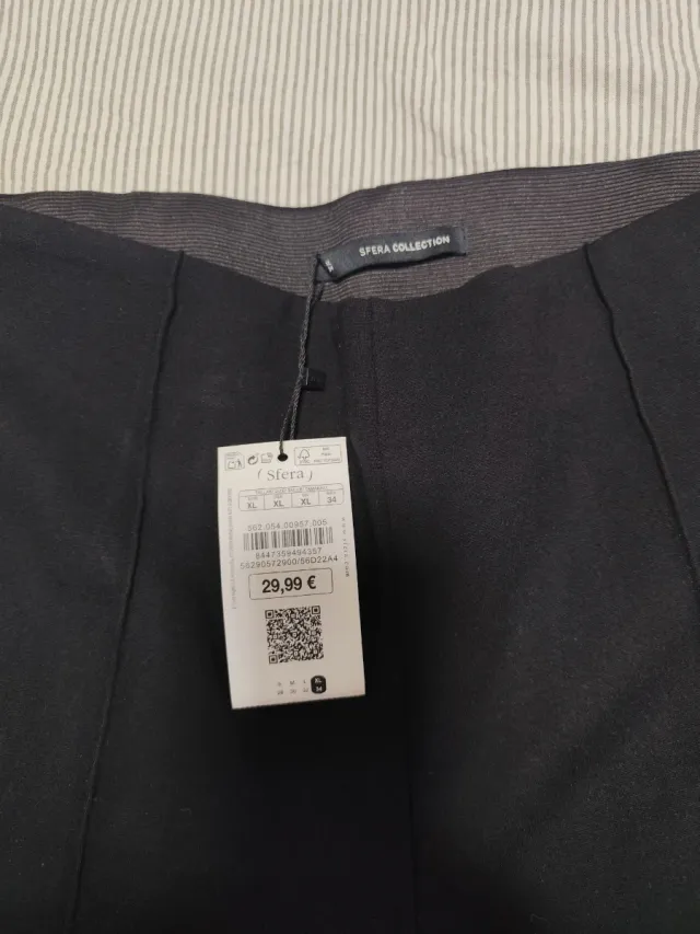 Pantalón Sfera Negro Talla XL