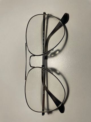 Gafas Ray-Ban Aviator Plata y Negro