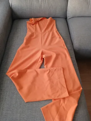 Mono naranja mujer para fiesta o evento