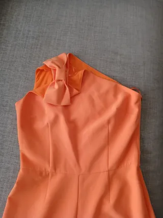 Mono naranja mujer para fiesta o evento