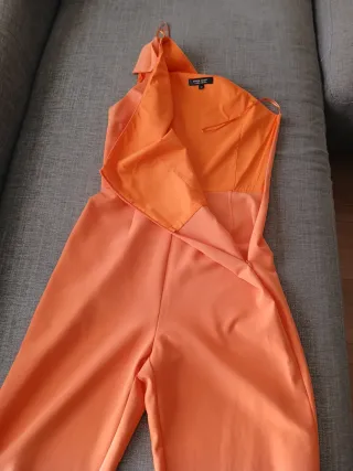 Mono naranja mujer para fiesta o evento