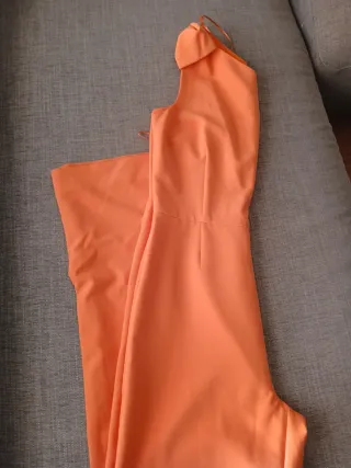 Mono naranja mujer para fiesta o evento