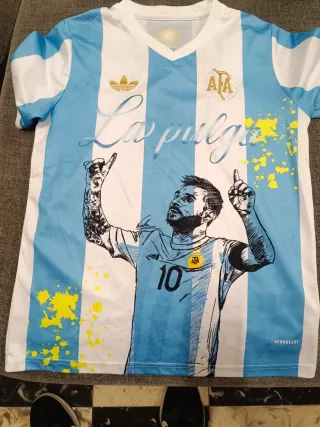 Camiseta Argentina Messi La Pulga