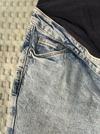 Pantalón vaquero premamá azul