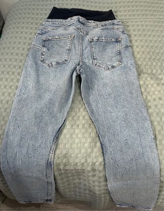 Pantalón vaquero premamá azul