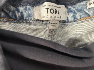 Pantalón vaquero premamá azul