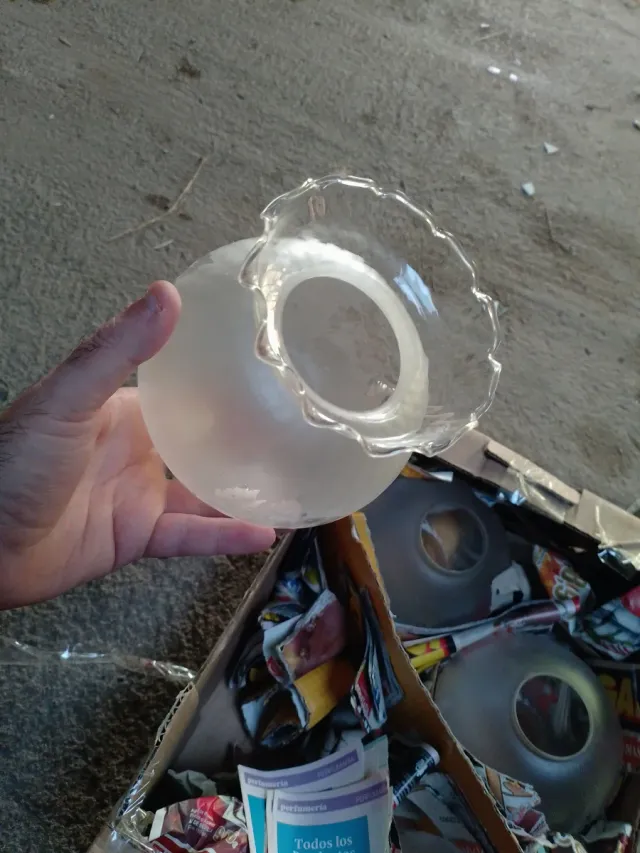 4 Tulipas de cristal transparentes