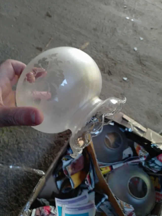 4 Tulipas de cristal transparentes