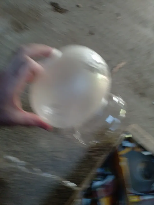 4 Tulipas de cristal transparentes