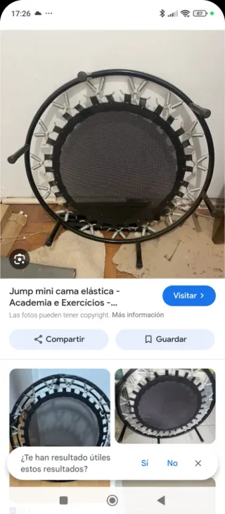 Mini trampolín negro