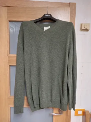 Jersey Lana Cortefiel Hombre XXXL Cuello Pico