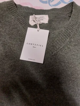 Jersey Lana Cortefiel Hombre XXXL Cuello Pico