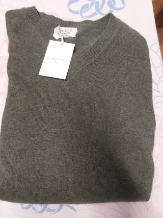 Jersey Lana Cortefiel Hombre XXXL Cuello Pico